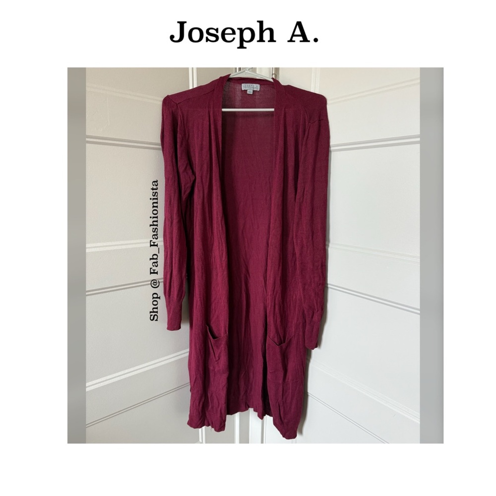 Women's Burgundy Cardigan Sweater